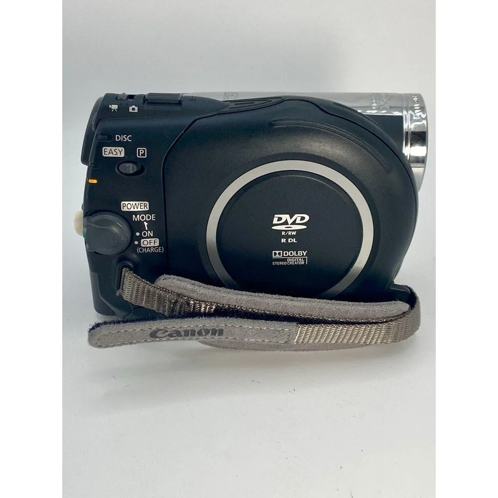 Canon DC410 Mini DVD Camcorder Video Camera LCD Screen 41x Zoom Works W/battery